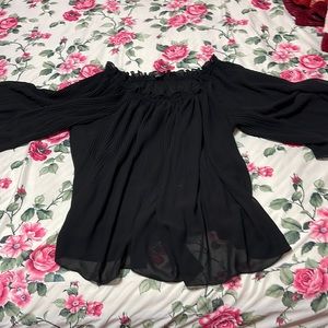 Black shirt, stylish and cute